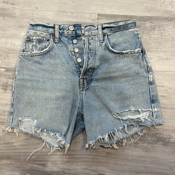 Agolde Distressed Riley shorts - Picture 2 of 5